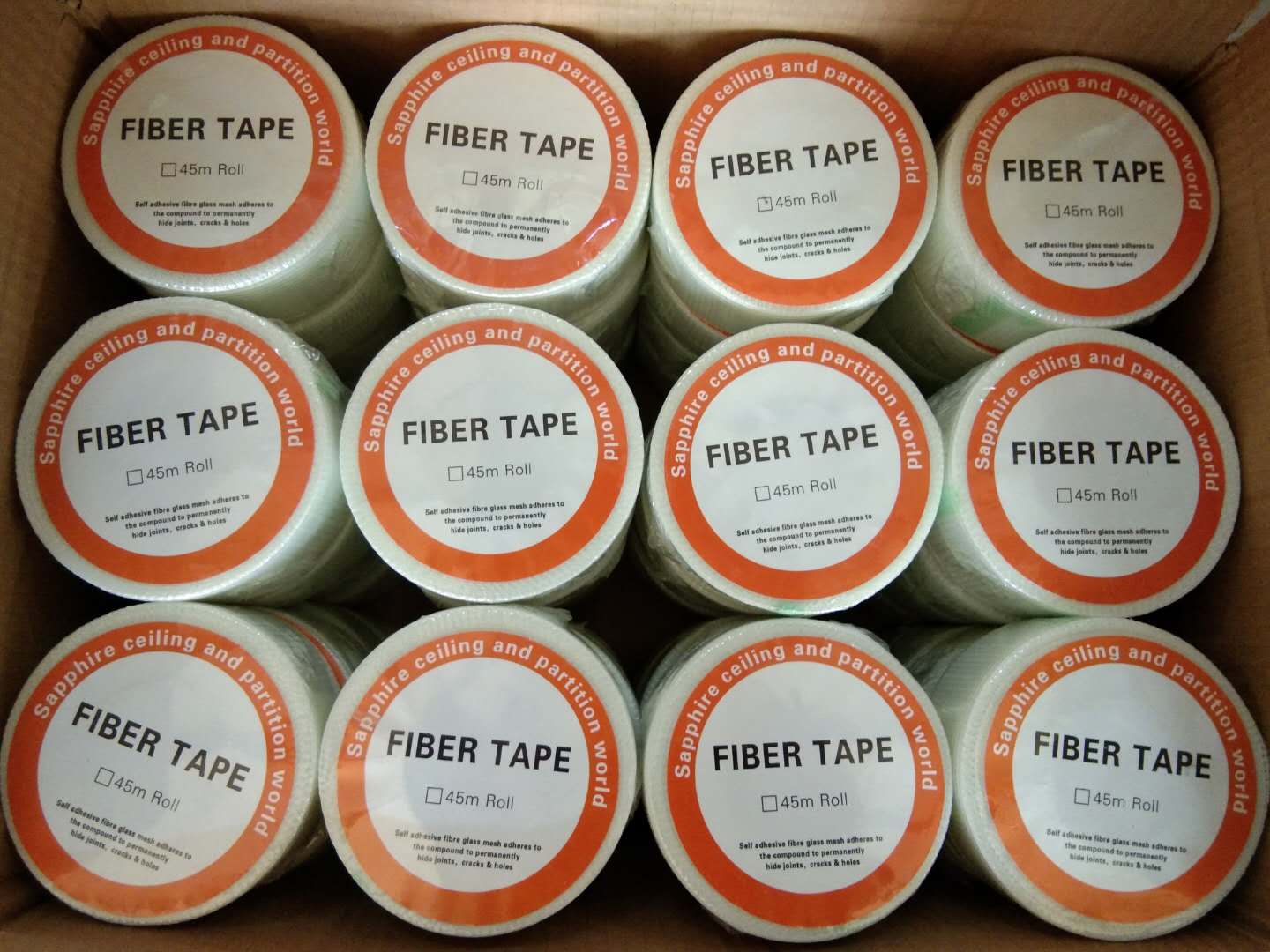 Glass fibra Self-adhesive tape, Gypsum Tape, Fiberglass mesh tape