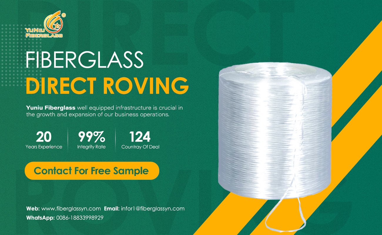 wholesale 1200Tex e-glass direct roving fiberglass for tank shell