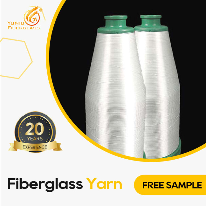 The most popular for fire proof blanket glass fiber yarn 300 tex