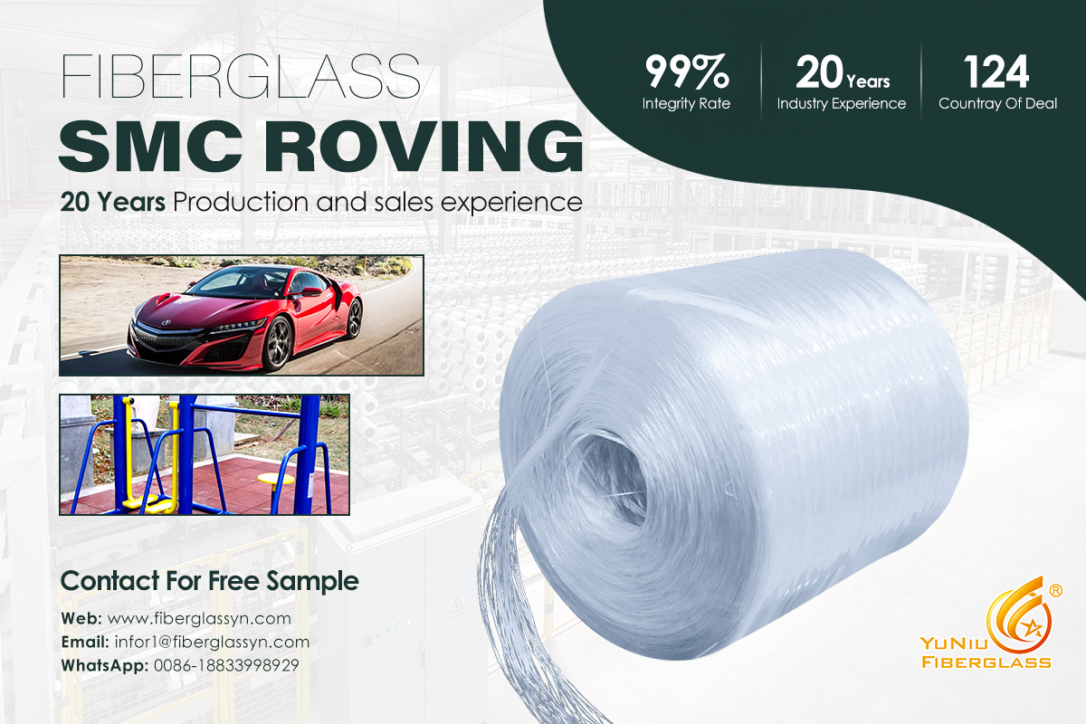 High quality 4800tex SMC Roving Glass Fiber Used for Tank Crust 