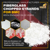 High quality low price 4.5mm E-Glass Fiber Chopped Strands for Brake Pads