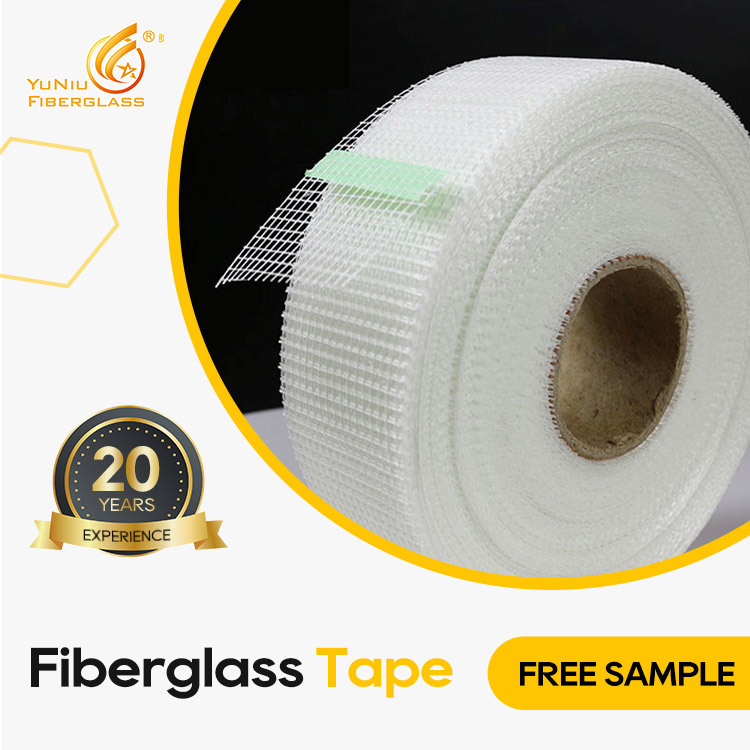 Mass production 145g 5*5 fiberglass self adhesive mesh tape