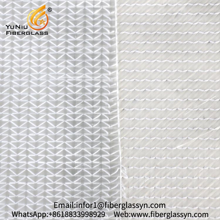 Supply E-glass Double bias glass fiber multiaxial cloth fiberglass fabrics