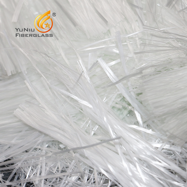 Factory direct sale 7-9um Glass Fiber Chopped Strands for Needle Mat