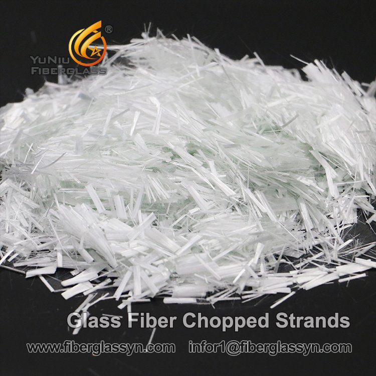 Good flowability concrete glass fiber chopped strands