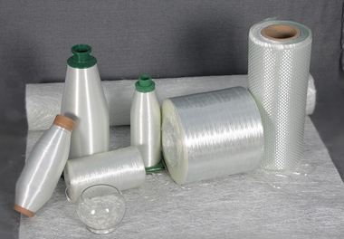 What are the main components of the glass fiber?