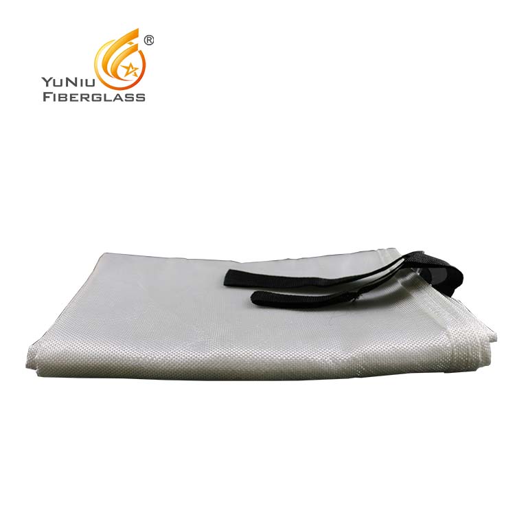 Factory Supplier 100% fiberglass Fire Resistant Blanket Supplier 1*1m