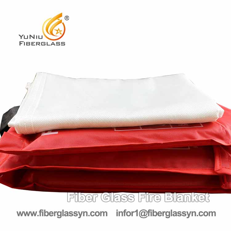 Factory price 1m*1m fibergalss fire blanket for kitchen