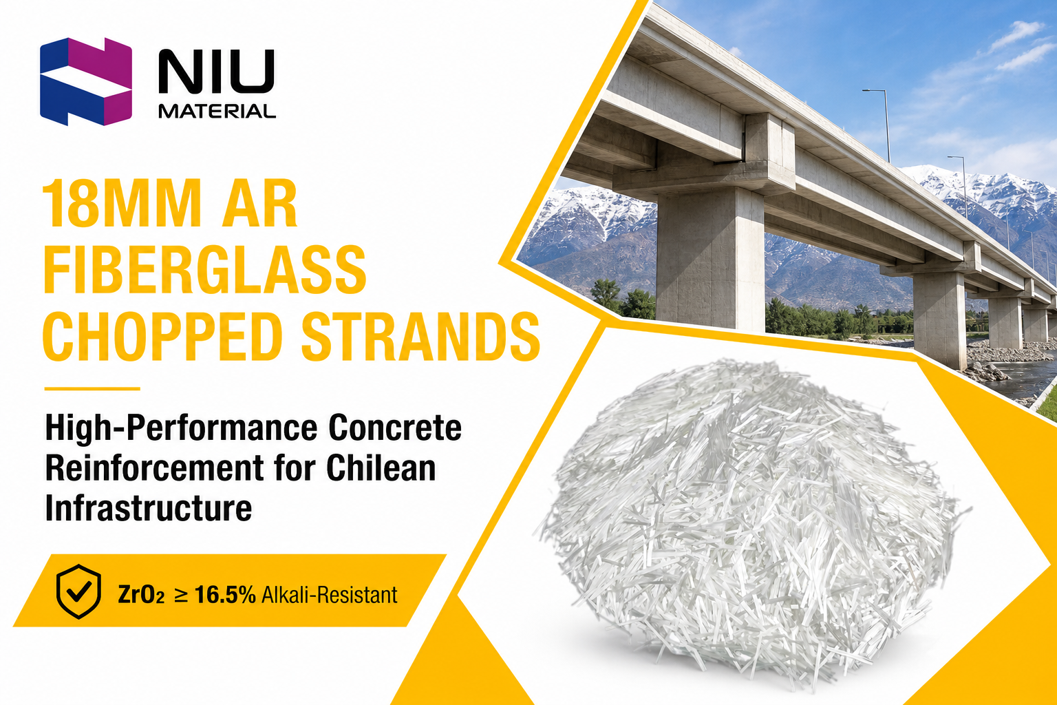AR Fiberglass Chopped Strands AR Fiberglass Chopped Strands