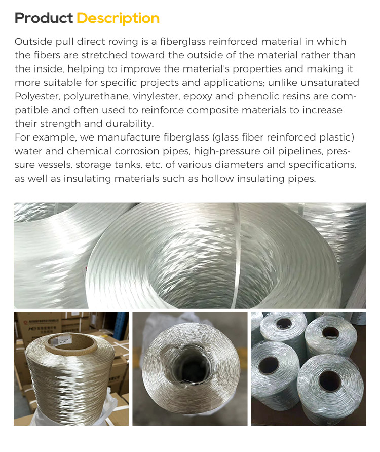 Detailed introduction of outside pull fiberglass direct roving
