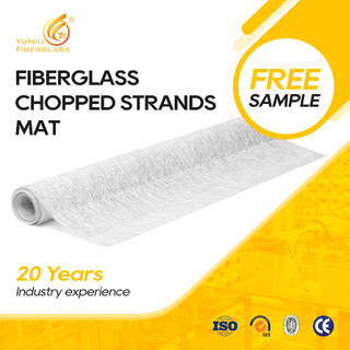 Cost-effective glass fiber chopped strand mat suitable for hand lay-up process