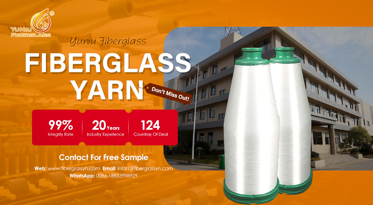 High quality low price 33Tex fiberglass yarn for fire proof blanket 