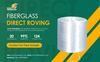 Made in China 2400Tex e-glass direct roving fiberglass for sports equipment