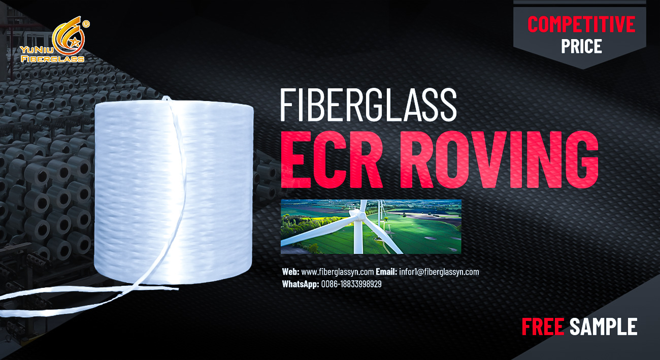 High Mechanical Strength For Wind Turbine Blades ECR Fiberglass Roving 2400tex