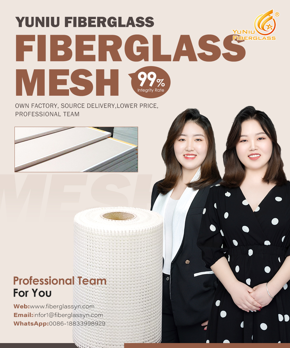 High quality low price 160gr 6*6 fiberglass mesh plaster for Waterproof membrane cloth 