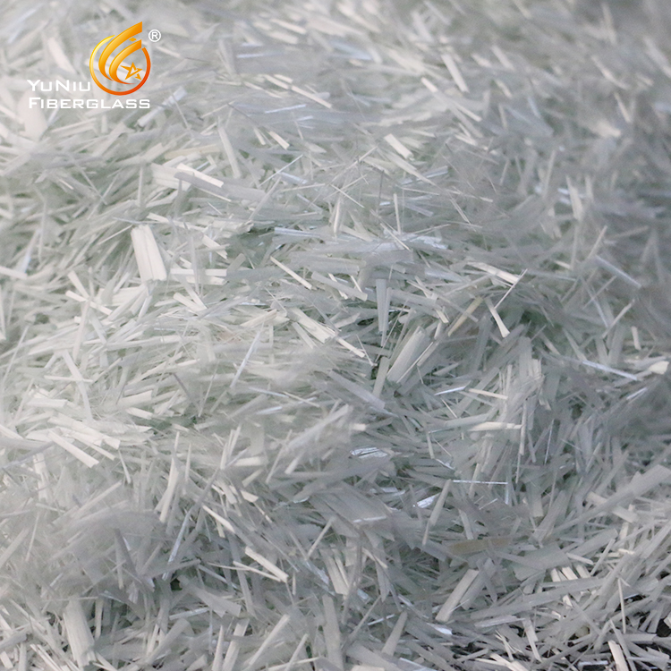 Factory direct sale 6mm fiberglass chopped strands for Cement 
