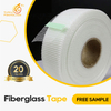 Mass production 145g 5*5 fiberglass self adhesive mesh tape