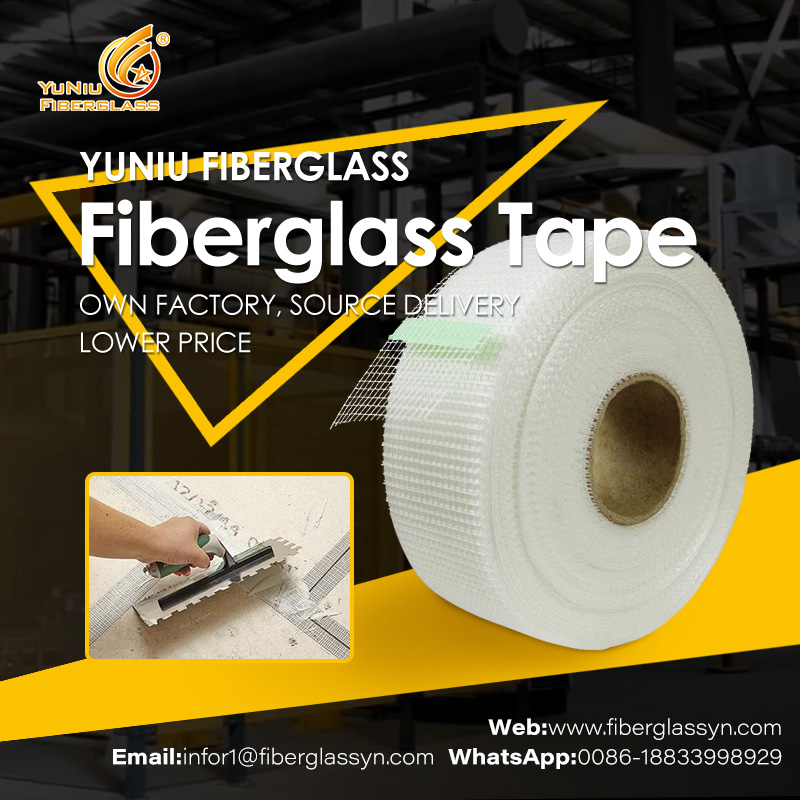 High Mechanical Strength 60g 5*5 Glass fiber Self adhesive tape For Electronic Basic/Circuit Board