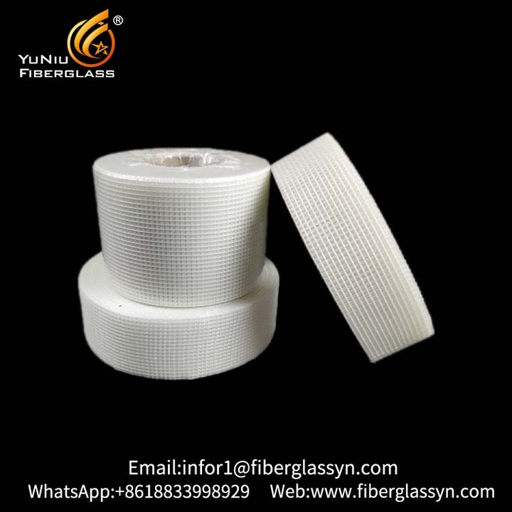 C-Galss Fiber Yarn Type Fiberglass Drywall Self-Adhesive Joint Tape for Construction