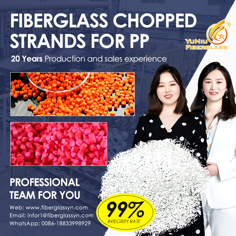 Factory Direct Supply 4.5mm E-glass Fiber Chopped Strands for PP/PA/PBT
