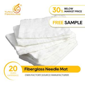 100-300kg/m3 Fiberglass Needle Mat Free Sample For Home Heating 