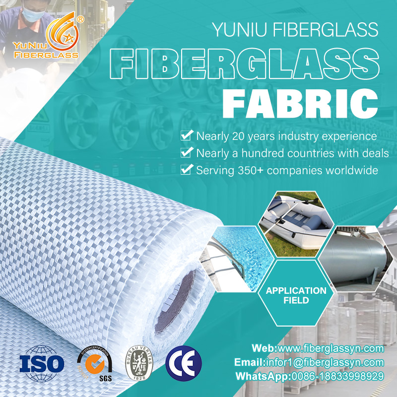 wholesale 200g E-glass Fiber Glass Woven Roving for swimming pool