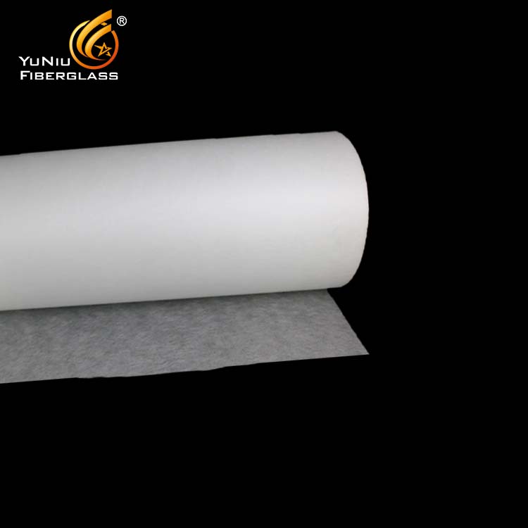 For FRP 20 Years Of Production Experience 50g/m2 Fiberglass Tissue Mat