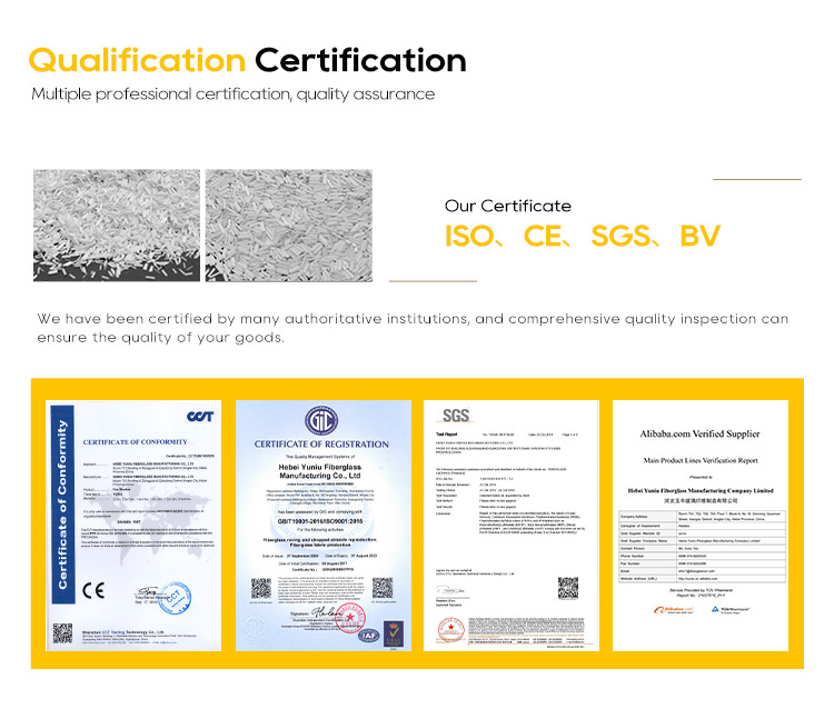 CE BV ISO 9001 Certificated 3mm Chopped Fiberglass Reinforcement For PP PA Nylon