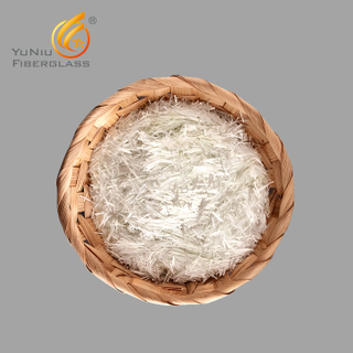 wholesale 24mm Ar fiberglass chopped strands for concrete enhanced for GRC 
