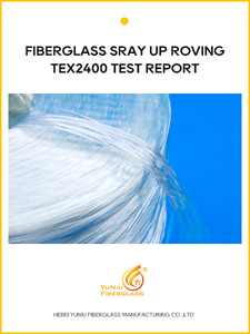 20 years of production experience for filament winding - spray up roving 2400Tex