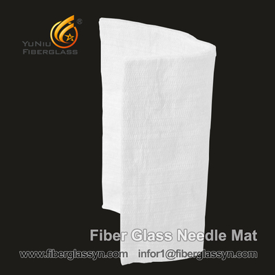 Insulation C-glass fiberglass needle mat