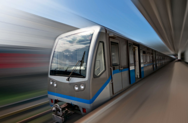 Domestic carbon fiber "boarding" subway train 