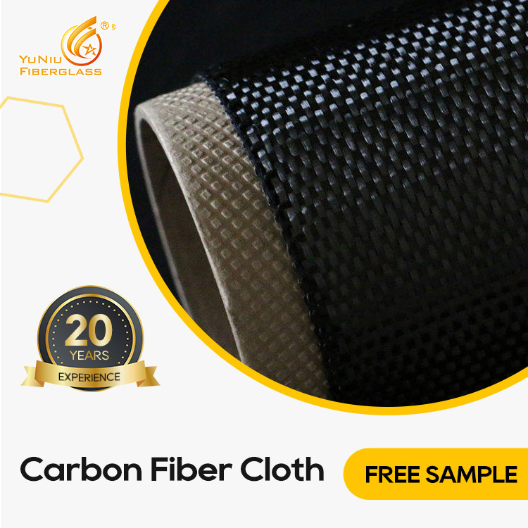 Refuerzo de tela de fibra de carbono