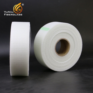Yuniu High quality 60g 5*5 Fiberglass Self Adhesive Tape For Wall Building