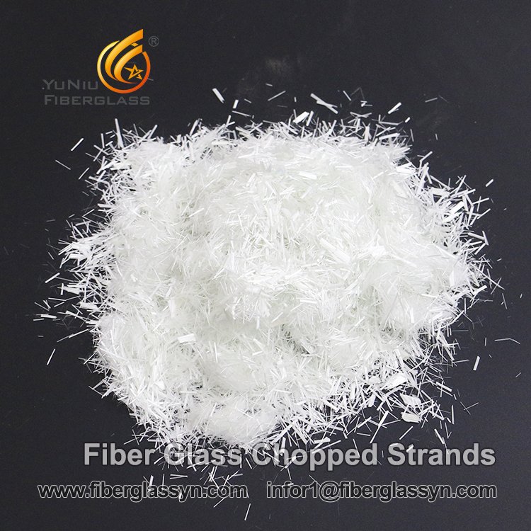 The difference between the E-glass fiber chopped strands and the C-glass fiber chopped strands