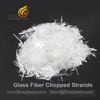 High-quality Chopped Fiber Glass Products / Concrete Fiberglass Chopped Strand