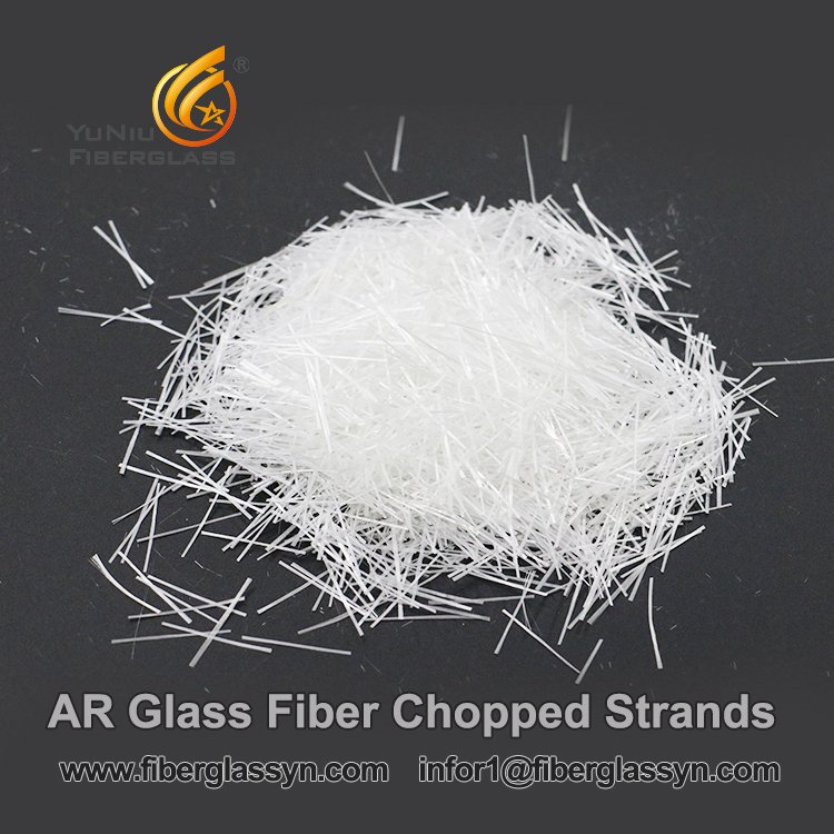  Factory Supply AR Glass Fibre Chopped Strands for GRC